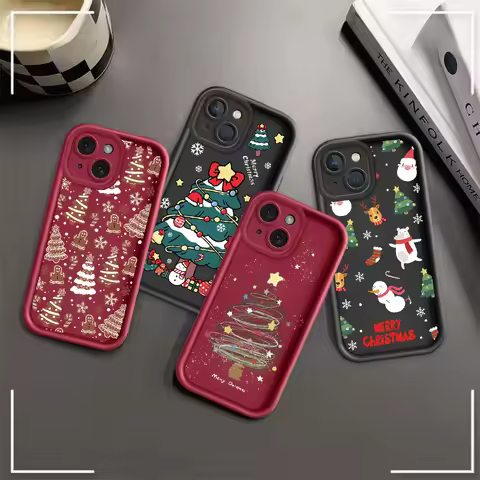 Merry Christmas Tree Gift Case For OPPO Reno 14 Pro 13 13F 12F 11F 12 11 10 Pro Plus Reno 7 8Z 8T 7Z