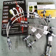 SafeBrake Stainless Steel Brake Hose Lancer GT Inspira Safe Brake Pro Rs