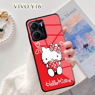 Softcase Glass Kaca VIVO Y16 - Casing hp VIVO Y16 [ S48 ].