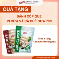 [HÀNG TẶNG KHÔNG BÁN] Bánh Xốp Que JOJO Vị Dừa và Cà Phê Dừa Loại 70G (Mua 3 tặng 1)