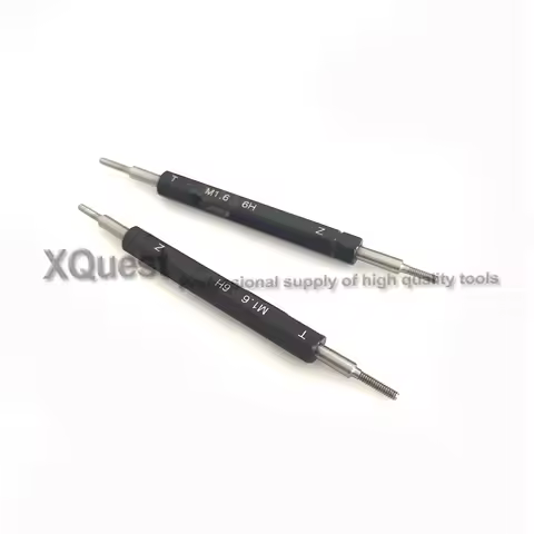 Right hand 6H ends flat Metric thread plug gauge gauges M1 M1.2 M1.4 M1.6 M1.7 M1.8 Flat end Thread 