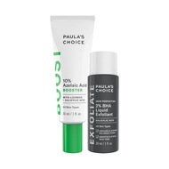 Paula’s Choice 10% Azelaic Acid Booster Cream Gel Serum + Travel Size 2% BHA Salicylic Acid Liquid E