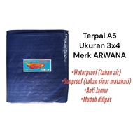 A5 Blue Silver Plastic Tarpaulin Size 3x4 meters | Tarpaulin | Plastic Tarpaulin | TARPAULIN A5