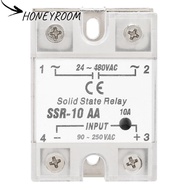 HONEYROOM Solid State Relay AC-AC, AC-AC Output 24-480V AC Solid State Relay, Relay Switch Input 90-