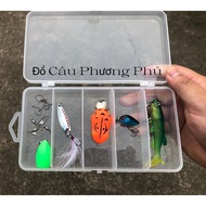 Hộp mồi giả câu lure siêu nhạy - Chuyên trị rô phi lóc chuối sộp thiểu cá chim - H80