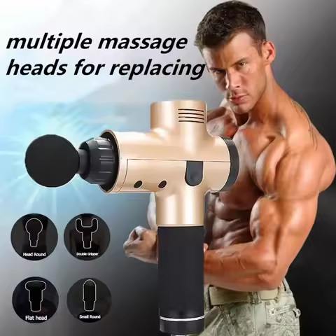 Universal Fascia Gun Massage Head Silicone Massage Gun Head Set Body Relaxation Fascia Massager Gun 
