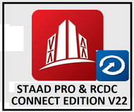 STAAD.Pro & RCDC CONNECT Edition V22 Update 10 x64 FULL VERSION  LIFETIME USE  NO EXPIRY  COMES IN A