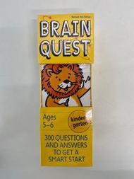 全新Brain Quest Kindergarten, Revised 4th Edition : 300 Questions and Answers to Get a Smart Start 英文書活動玩具聖誕🎄生日🎂禮物🎁 書展優惠 清屋