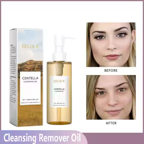 Cleansing Remover Oil Facial Makeup Remover Moisturizing Face Refresher Cleaning Centella Asiatica E