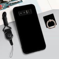 Casing for Samsung Galaxy Note 8 Silicon Soft Phone Case (Black)