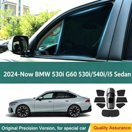 Car Sunshade For BMW 530i G60 530i/540i/i5 Sedan 2024 2025 2026 Side Window Sun Shade Visor Front Re