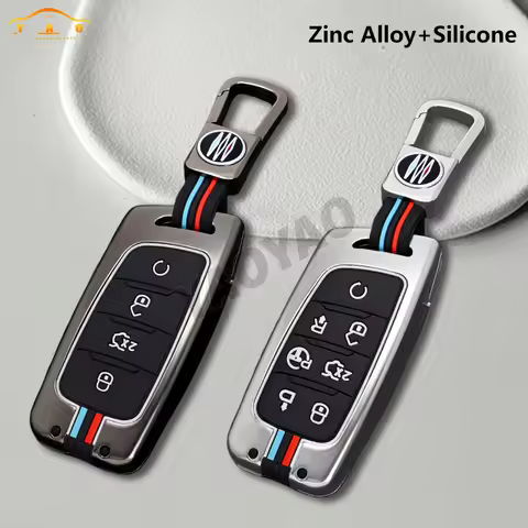 Zinc Alloy & Silicone Car Key Case Cover Holder For Changan Hunter F70 CS35 CS75 PLUS CS85 COUPE CS9