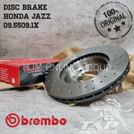 ROTOR DISC BRAKE FRONT XTRA JAZZ GE8 - PIRINGAN CAKRAM LUBANG BREMBO - SUKU CADANG MOBIL