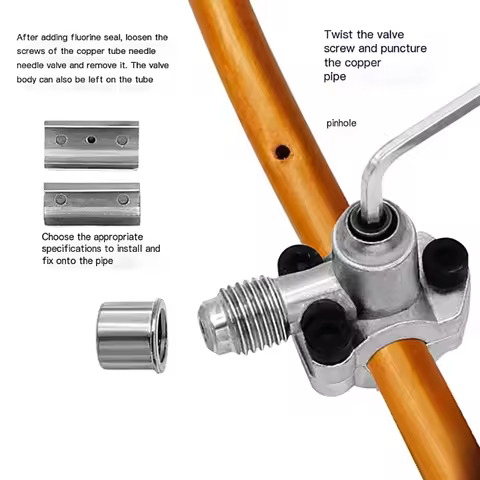 Refrigerator Liquid Adding Valves BVP31 Refrigeration Needle Valves