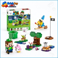 71440 Adventures with Interactive Luigi Building Blocks Fun Game Scene Model Construction Toys for B