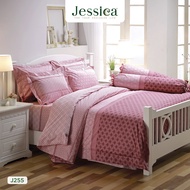 Jessica Cotton mix พิมพ์ลาย J255 ชุดเครื่องนอน ผ้าปูที่นอน ผ้าห่มนวม เจสสิก้า พิมพ์ลายได้อย่างประณีตสวยงาม