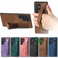 Portable Elastic Wristband Bracket Case Cover Samsung Galaxy S24 S23 S22 Ultra S24 S23 S22 Plus S23 