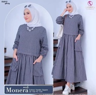 GAMIS MIDI MOTIF KOTAK KECIL TERBARU//GAMIS JUMBO TERKINNI//GAMIS KOTAK TERBARRU