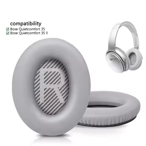 Replacement Earpads for BOSE QC35 for QuietComfort 35 & 35 II Headphones Memory Foam Ear Cushions Hi