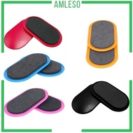 [Amleso] Yoga Pads For Hands and Knees Yoga Knee Pad Lightweight Training Yoga Sliding Disc Fitness Equipment