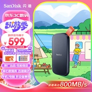 闪迪（SanDisk）1TB Type-c USB3.2移动固态硬盘（PSSD）E30高速 移动SSD 读速800MB/s 手机直连笔记本外接硬盘