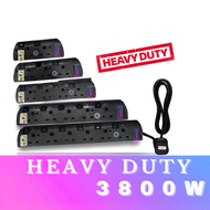 𝐇𝐄𝐀𝐕𝐘 𝐃𝐔𝐓𝐘 2M 5M 10M Extension Socket Multiple Plug Adaptor Trailing HEAVY DUTY SOCKET EXTENSION SOC