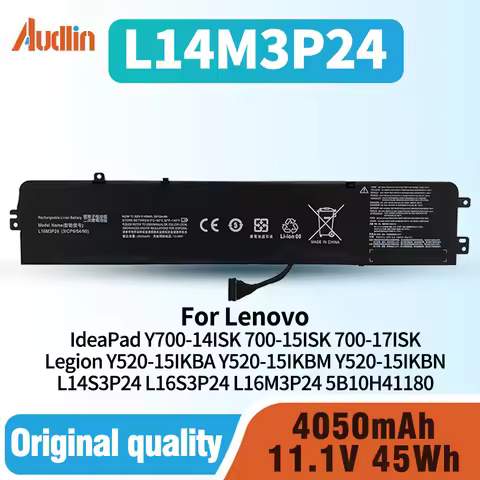 L14M3P24 Laptop Battery for Lenovo IdeaPad Y700-14ISK 700-15ISK 700-17ISK Legion Y520-15IKBA Y520-15