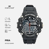 Fortuner Jam Tangan Pria Dual Time Chrono Water Resist Ion