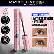 Maybelline Sky High Mascara 24HR Long-Lasting, Adds 2mm length on Asian Lashes, Waterproof