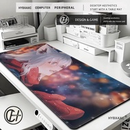 Kawaii Cute Anime Shirakami Fubuki Mouse Pad Large Extended Mause Desktop Mats Gaming Accessories HD