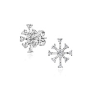 Glintz Snow Stella stud Earrings ต่างหูเงินแท้ ฝังด้วย cubic zirconia