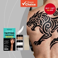 Tattoo Concealer Kit - 2-Tone Waterproof Full Coverage With Mixing Bottle & Tools 10g