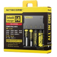 Nitecore Intellicharger Universal Battery Baterai Batre  4 slot Universal charger i4 AA AAA 18650