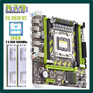 ชุด X79แผงวงจรคอมพิวเตอร์ LUYLI 2670v2 Xeon E5 CPU V2สูงสุด16GB 2X 8GB อีซีซีอาร์อีจี DDR3 1600Mhz NVME Für เกมเซิร์ฟเวอร์ UILIU