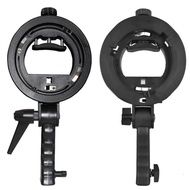 Photographic Equipment S-Shaped Chuck Bracket Elinchron Mouth Flash Bracket Handheld Chuck Baorong M