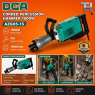 - DCA AZG05-15 Electric Demolition Percussion Hammer Machine Breaker Hacker Mesin Pecah Batu Konkrit