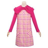 Adult Kids Wednesday Enid Cosplay Costume Movie Addams Women Children Dress Outfits Halloween Carniv