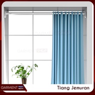 NEW PRODUK!!!! Tiang Gorden Pipa Besi Fleksibel Hordeng Kelambu Kolong Dapur Tiang Shower Kamar Mand