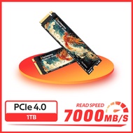 Glorimemo 7450MB/s SSD NVMe M.2 2280 PCIe 4.0x4 1TB Internal Solid State Hard Disk M2 SSD Drive for 