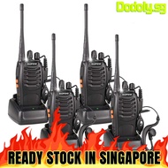 BaoFeng BF-888s Walkie Talkies Rechargeable UHF FRS/GMRS 2 Way Radio with earphone 16 Channel UHF 40