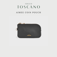 Tocco Toscano | AIMEE COIN POUCH กระเป๋าใส่เหรียญ หนังแท้ กระเป๋าสตางค์มีซิป