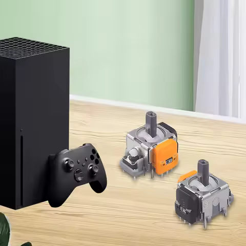 2pcs Hall Electromagnetic Joystick Joystick Sensor Replacement Game Controller Joystick Module for P