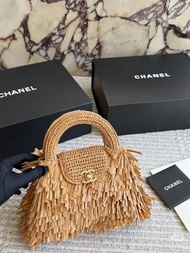 Chanel Raffia Kelly
