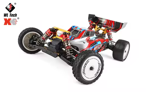 Wltoys 104001 RTR 1/10 2.4G 4WD 45km/h RC Car Metal Chassis Vehicles Model 7.4V 2200mAh Off-Road Cli