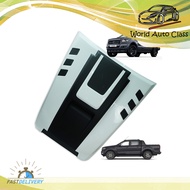 จมูกหลอก ใหญ่ v.4 จมูกรถ ช่องลมหน้า สกู๊ป scoop ช่องลมหลอก ฟอร์ด แรนเจอร์ สี ขาว-ดำ Ranger MCจำนวน 1