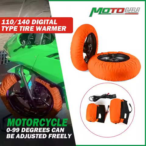 110/140 New Digital Tire Warmer Motorcycle Tyre Warmer Wheel 110 Front and 140 Rear Set Front&Rear R
