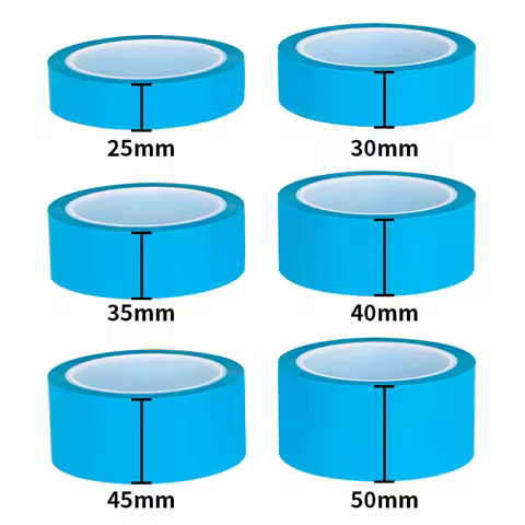 50M/Roll PET Blue Fixed Refrigerator Tape Traceless Air Conditioner Fax Machine Printer Parts Fixed