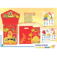 Calendar ha18 block 52 weeks bon sai feng shui (28x39 cm)