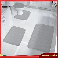 mooncute|  Memory Foam Bathroom Mat Comfortable Shower Rug 4pcs Memory Foam Bath Mat Set Soft Microf