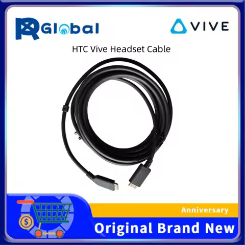 HTC Vive Headset Cable Original Accessories 5M High-speed Computer-connected VR Headset